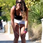 Second pic of Claudia Romani cleavage and upskirt candids