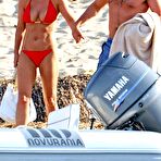 Fourth pic of Geri Halliwell caught in red bikini on the beach
