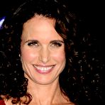 Fourth pic of Andie MacDowell posing in red dress at Footloose premiere