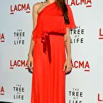 Second pic of Angelina Jolie posing at Premiere of The Tree of Life