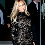 Second pic of Beyonce Knowles in tight semi-transparent dress