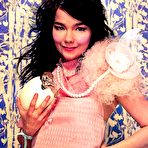 Fourth pic of Bjork non nude posing scans from magazines