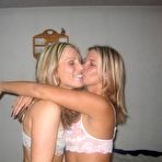 Second pic of Real amateur girlfriends having sexBlonde coed teen strips off indoors and posing for the camera