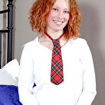 First pic of Sex Previews - Ninelly natural redhead schoolgirl is filled with huge toys and cock