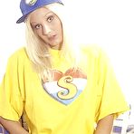 Second pic of Club Seventeen.Com - Blonde girl showing her tight pussy