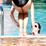Second pic of Danielle Lloyd caught in bikini at the pool in Tenerife