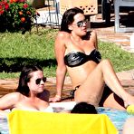 Fourth pic of Danielle Lloyd caught in bikini at the pool in Tenerife