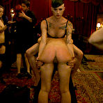 Third pic of SexPreviews - Bdsm group party at the upper floor with bound subgirls having sex