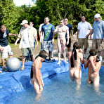 Third pic of There is nothing like a nice summer time splash, especially when the pool is man made and ghetto rigged as fuck free male masturbation group