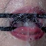 Second pic of SexPreviews - Katharine Cane is chain bound and sprayed with hot glue