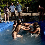 Second pic of There is nothing like a nice summer time splash, especially when the pool is man made and ghetto rigged as fuck gay travel in group