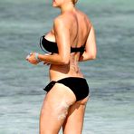 Third pic of Gemma Atkinson sexy in black bikini candids