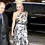 First pic of Gwen Stefani at fashion show runway shots