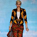 First pic of Gwen Stefani at Spring 2011 fashion show runway shots