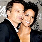 Fourth pic of Halle Berry slight cleavage in tight dress