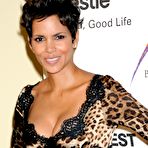 First pic of Halle Berry shows cleavage at Jenesse Silver Rose Benefit in Beverly Hills