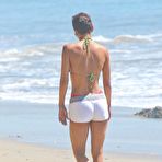 First pic of Halle Berry sexy in bikini on the beach in Malibu