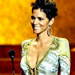 Third pic of Halle Berry slight cleavage at 42nd NAACP Image Awards