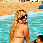 Third pic of Julia Fontanelli - Poolside Lovers | Mike In Brazil .com 