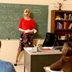 First pic of Darryl Hanah - Darryl Hanah takes her sexy clothes in the classroom and fucks with handsome student.
