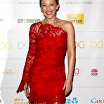 Third pic of Kylie Minogue in short red dress at Mardi Gras VIP Party in Sydney