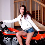 First pic of PinkFineArt | Bianca on Harley from Babes On Bike