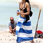 Second pic of Michelle Rodriguez hard nipples in bikini
