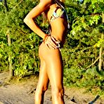 Second pic of PinkFineArt | Babe Strips Nude At Beach from Bikini Heat