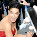 First pic of Michelle Rodriguez cleavage in red dress