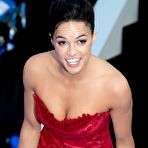 Second pic of Michelle Rodriguez cleavage in red dress
