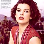 First pic of Milla Jovovich non nude posing mag scans