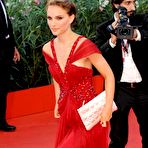 Second pic of Natalie Portman in red night dress at Black Swan premiere