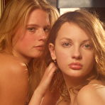 Second pic of Andrea C, Inna Q - Andrea C and Inna Q take their lingerie off in front of the camera and have wild sex.