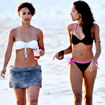 Second pic of Sugababes in bikini on the beach in Barbados candids
