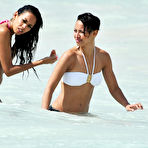 Third pic of Sugababes in bikini on the beach in Barbados candids