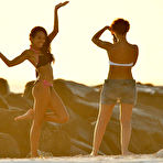Fourth pic of Sugababes in bikini on the beach in Barbados candids