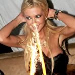 Second pic of Tara Reid shows areola slip at the party in Paris
