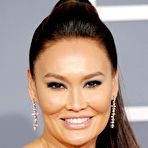 First pic of Tia Carrere posing at 54th annual Grammy Awards