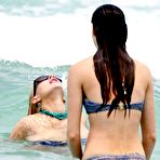 Second pic of Lindsay Lohan boob out on the beach paparazzi shots