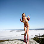 Third pic of MPL Studios - Masha - Cute blonde teen posing on a mountain - Studio Girls