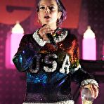 Fourth pic of Lily Allen sexy performs on stage at Fillmore