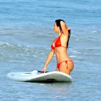 Second pic of Kim Kardashian in red bikini candids