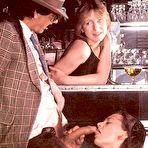 Second pic of Retro porn ~ Guy getting fucked by two seventies bar hookers!