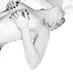 Second pic of Lady Gaga sexy and topless b-&-w scans
