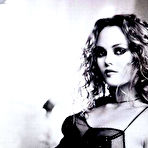First pic of Vanessa Paradis black-&-white sexy and braless pics
