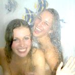 First pic of Kinky amateur lesbians wet and wild in the shower