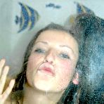 Third pic of Kinky amateur lesbians wet and wild in the shower