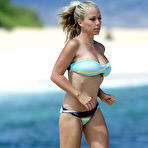 Fourth pic of Kendra Wilkinson sexy sunbathing & paddleboarding