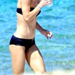 Third pic of Vanessa Paradis sunbathing topless on the beach in Corsica
