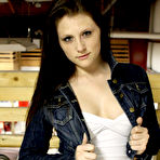 Third pic of Freckles 18  in Jean Jacket at Free Porn Cache